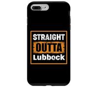 Straight Outta Lubbock Texas USA Rétro Vieilli Vintage Coque pour iPhone 7 Plus/8 Plus