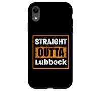 Straight Outta Lubbock Texas USA Rétro Vieilli Vintage Coque pour iPhone XR