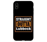 Straight Outta Lubbock Texas USA Rétro Vieilli Vintage Coque pour iPhone XS Max