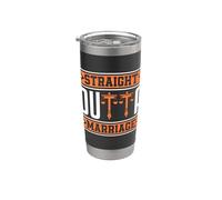 Straight Outta Marriage Counseling Divorce Avocat Divorce Gobelet isotherme en acier inoxydable double paroi