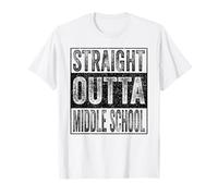 Straight Outta Middle School Class of 2026 Graduate Funny T-Shirt