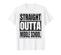 Straight Outta Middle School Graduate Class of 2026 Vintage T-Shirt