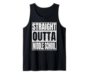 Straight Outta Middle School Graduation Class 2026 Funny Débardeur