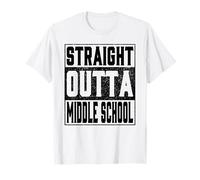 Straight Outta Middle School Graduation Funny 2026 Gifts T-Shirt