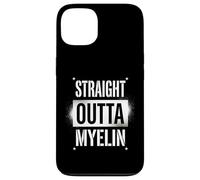 Straight Outta Myelin Multiple Sclerosis MS Awareness Coque pour iPhone 13