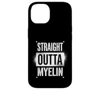 Straight Outta Myelin Multiple Sclerosis MS Awareness Coque pour iPhone 14