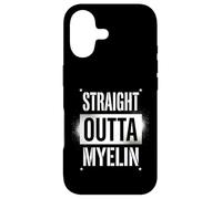 Straight Outta Myelin Multiple Sclerosis MS Awareness Coque pour iPhone 17