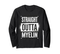 Straight Outta Myelin Multiple Sclerosis MS Awareness Manche Longue