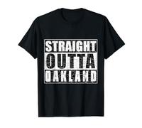 Straight Outta Oakland CA Vintage Hometown Pride T-Shirt Graphique avec Valeur