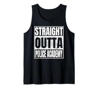 Straight Outta Police Academy Graduation Class School Gifts Débardeur