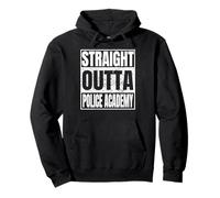 Straight Outta Police Academy Graduation Class School Gifts Sweat à Capuche