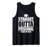 Straight Outta Preschool School Graduation 2026 Graduate Débardeur