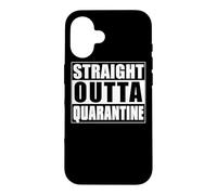 Straight Outta Quarantine Vintage Distressed City Coque pour iPhone 16