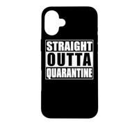 Straight Outta Quarantine Vintage Distressed City Coque pour iPhone 16 Plus
