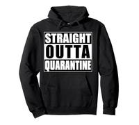 Straight Outta Quarantine Vintage Distressed City Sweat à Capuche