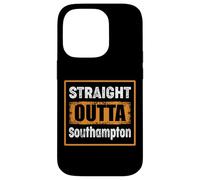 Straight Outta Southampton New York USA Vieilli Vintage Coque pour iPhone 14 Pro