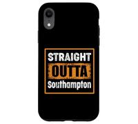 Straight Outta Southampton New York USA Vieilli Vintage Coque pour iPhone XR