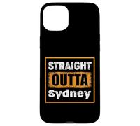 Straight Outta Sydney Australie Rétro Vieilli Vintage Coque pour iPhone 15 Plus