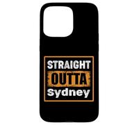Straight Outta Sydney Australie Rétro Vieilli Vintage Coque pour iPhone 15 Pro Max
