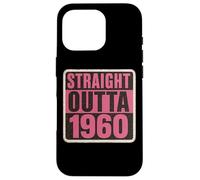 Straight Outta The 60's 1960's Born Birthday Vintage Femme Coque pour iPhone 16 Pro