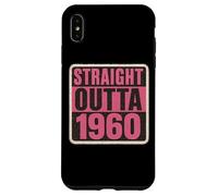 Straight Outta The 60's 1960's Born Birthday Vintage Femme Coque pour iPhone XS Max