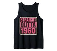 Straight Outta The 60's 1960's Born Birthday Vintage Femme Débardeur