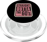 Straight Outta The 60's 1960's Born Birthday Vintage Femme PopSockets PopGrip pour MagSafe