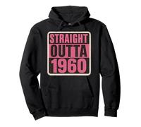 Straight Outta The 60's 1960's Born Birthday Vintage Femme Sweat à Capuche