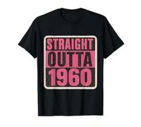 Straight Outta The 60's 1960's Born Birthday Vintage Femme T-Shirt