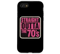 Straight Outta The 70's 1970's Born Birthday Girls Women Coque pour iPhone SE (2020) / 7 / 8