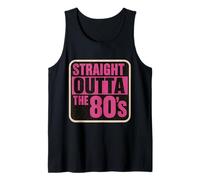 Straight Outta The 80's 1980's Born Women Birthday Girls Débardeur