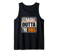 Straight Outta The 865 - Funny Knoxville Tennessee Area Code Débardeur