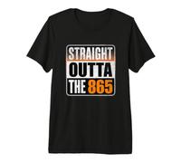 Straight Outta The 865 - Funny Knoxville Tennessee Area Code T-Shirt Haut de Gamme