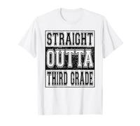 Straight Outta Third Grade Class of 2026 Boys Kids 3rd Grade T-Shirt