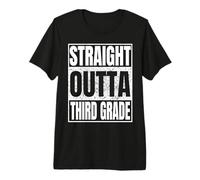 Straight Outta Third Grade Graduation Class 2026 3rd Grade T-Shirt Haut de Gamme