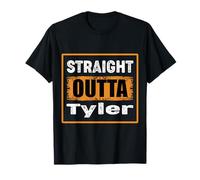 Straight Outta Tyler Texas USA Retro Distressed Vintage T-Shirt