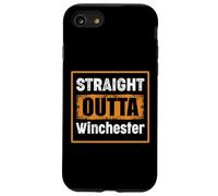 Straight Outta Winchester Nevada USA Retro Distressed Humour Coque pour iPhone SE (2020) / 7/8