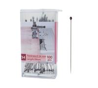 Straight Pins | 100 Pieces Easy Grip Craft-Making Tool with Ball Heads | St
