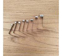 Straight torsion spring,Spring Tools,6/8/9/10MM Single Solid Button Clips V Type Kayak Paddle Snap Spring Clip Tent Pole Tube Lock Awning Telescopic Shrapnel, 50PCS, (Size : 12.3x51mm)(9.5x40mm)
