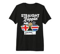 Straight Trippin' Islande Vacation Tour Voyage Correspondant T-Shirt Haut de Gamme