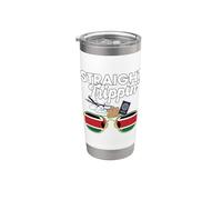 Straight Trippin' Kenya Vacation Tour Voyage correspondant Gobelet isotherme en acier inoxydable double paroi