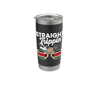 Straight Trippin' Kenya Vacation Tour Voyage correspondant Gobelet isotherme en acier inoxydable double paroi