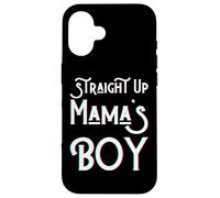 Straight Up Mama's Boy, Maman, jumeau préféré, drôle, garçon, Fils Coque pour iPhone 16