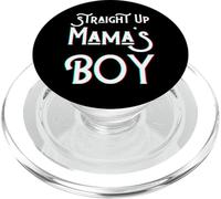 Straight Up Mama's Boy, Maman, jumeau préféré, drôle, garçon, Fils PopSockets PopGrip pour MagSafe