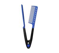 Straightening Comb - Styling Straightening Comb for Flat Iron - V Shaped Smoothing Brush Professional Tool for Home Commuting Vacation Travel Road Trip Dating controls frizz effortlessly, fulfilling a