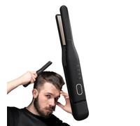 Straightening Iron - ABS Ceramic 22x3x3cm | Fast Heating Rechargeable Anti-Scald Styler | Cordless Hair Straightener For Men Women Short Thin Fine Coarse Curling Home Travel Office Dorm