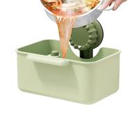 Strainer Basket - ABS, 5.91x3.94in Suction Cup Rack Stable And Multi-Functional | Sink Food Waste Catcher, Counter Organizer For Kitchens, Bathrooms, Showers, Cleaning Stations