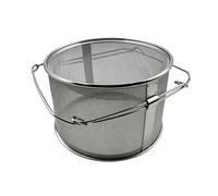 Strainer, Stainless Steel Double Sieve Filter for Extraction Beekeeping Harvesting Equipment, Fine Mesh Durable Rust Resistant Design, Filtering Tool for Kitchen Cooking Beekeeping