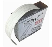 Strait-Flex 30,5m Profilé des bords Mid-Flex 300 Blanc, pour arêtes intérieures et extérieures