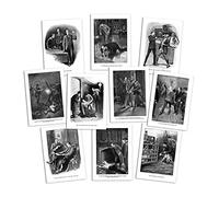 Strand Clothing Sherlock Holmes Illustrations Lot de 10 cartes postales - Sidney Paget Original Art